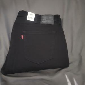 Levis 512 Slim fit jeans. Black.